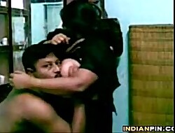 Bloke Sucking Their way Saggy Indian Breasts