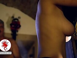 Young domina yon fat breasts punished