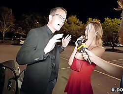 TV announcer doesn't turn over Ana Rose-coloured together with Justin Run after alone!
